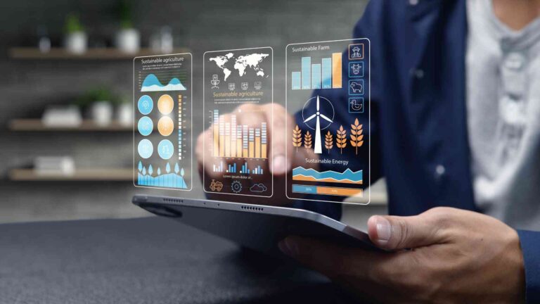 Dymeng Technology Solutions showcasing innovative software dashboards for sustainable business growth.