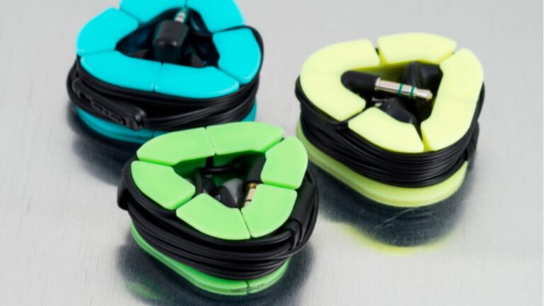 best earbud organizer 3d print design for tangle-free earbuds
