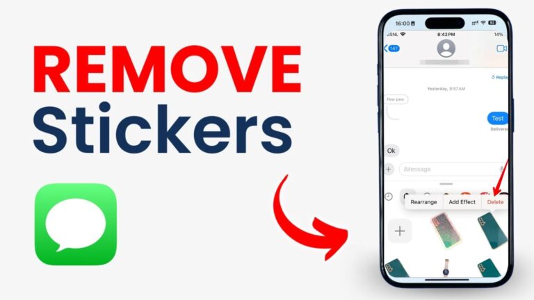 How to delete stickers on iPhone step by step guide to remove unwanted stickers from Messages app