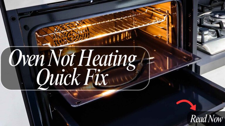 Samsung oven not heating quick fix with open oven showing heating element repair guide