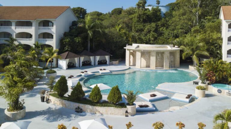 Luxury pool area at Presidential Suites by Lifestyle Puerto Plata resort in the Dominican Republic