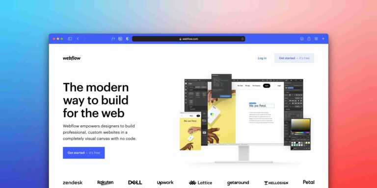 Lemay Web Design homepage interface showing modern website builder tools for Google Business.