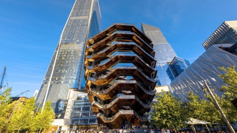 Best Things To Do In New York You’ll Never Forget The Vessel at Hudson Yards in Manhattan, one of the best things to do in New York City with stunning modern architecture and skyline views.