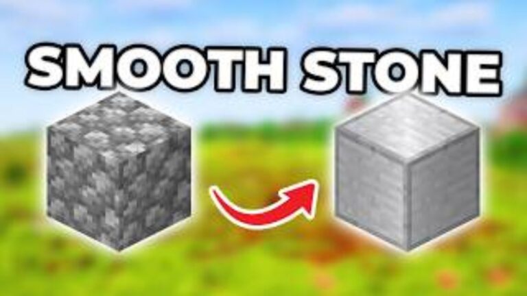 cobblestone transforming into smooth stone showing how to make smooth stone in minecraft